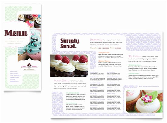 Free Bakery Menu Template Best Of 30 Bakery Menu Templates Psd Pdf Eps Indesign