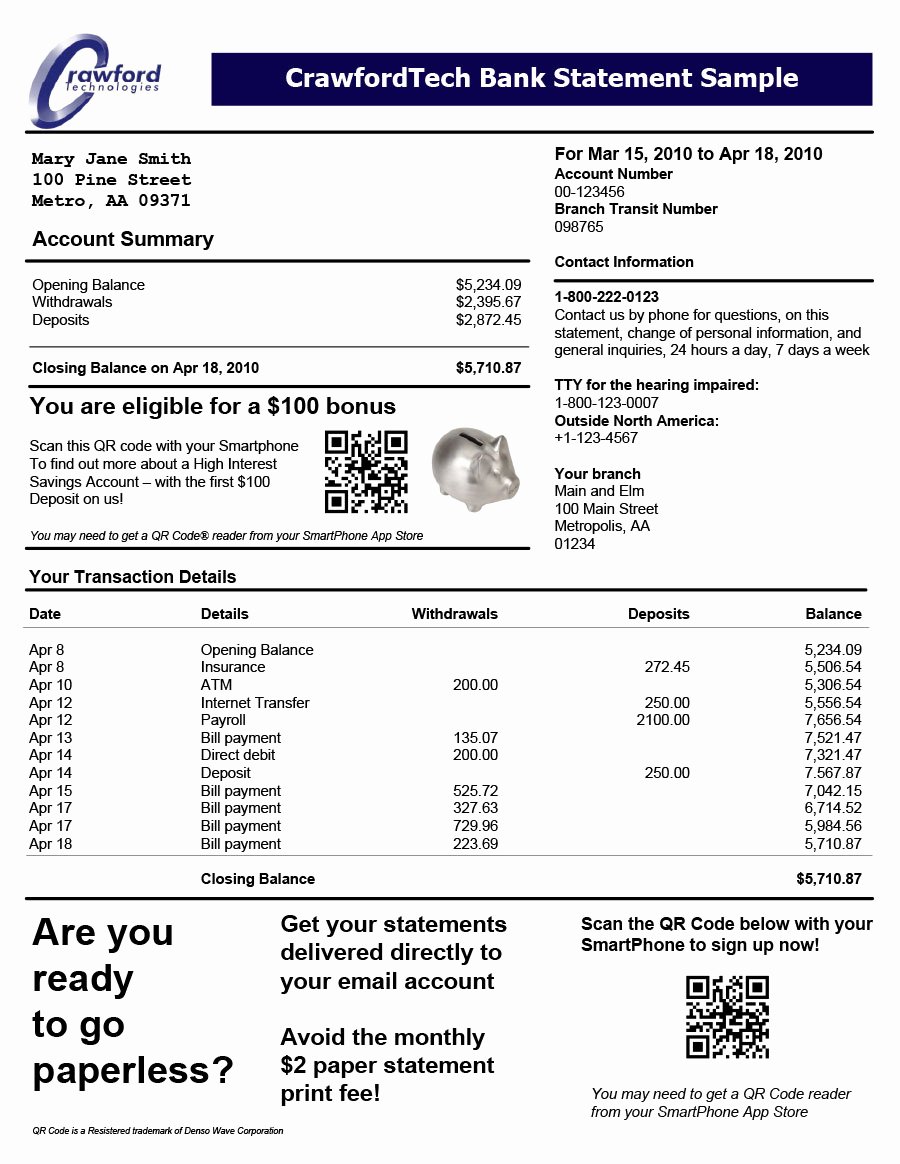 Free Bank Statement Template Lovely Free Bank Statement Template Invoice Templates Blank form