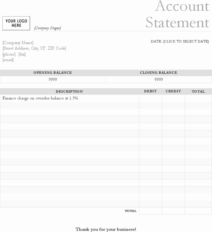 Free Bank Statement Template Unique 5 Bank Statement Templates formats Examples In Word Excel