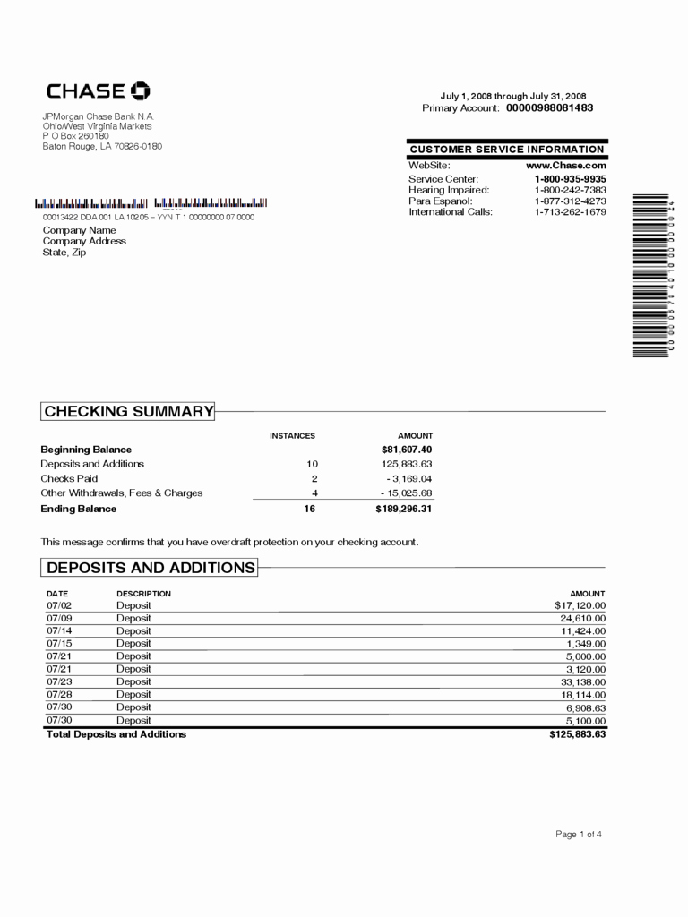 Free Bank Statement Template Unique Bank Statement Template Doc
