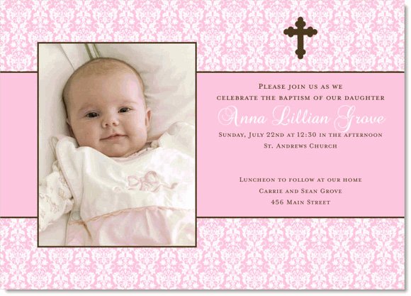 Free Baptism Invitation Templates Beautiful Baby Girl Baptism Invitation Free Templates