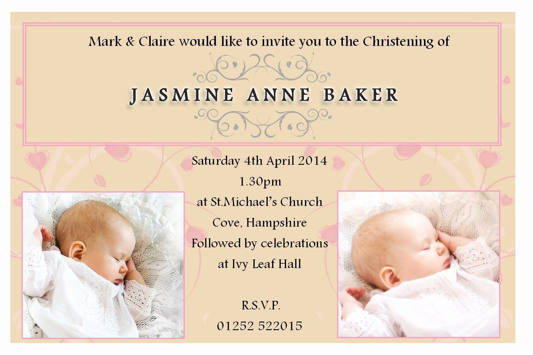 Free Baptism Invitation Templates Beautiful Baptism Invitations Free Baptism Invitation Template