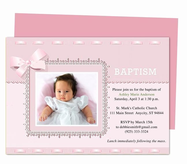 Free Baptism Invitation Templates Luxury Baptism Invitation Template Microsoft Word Templates