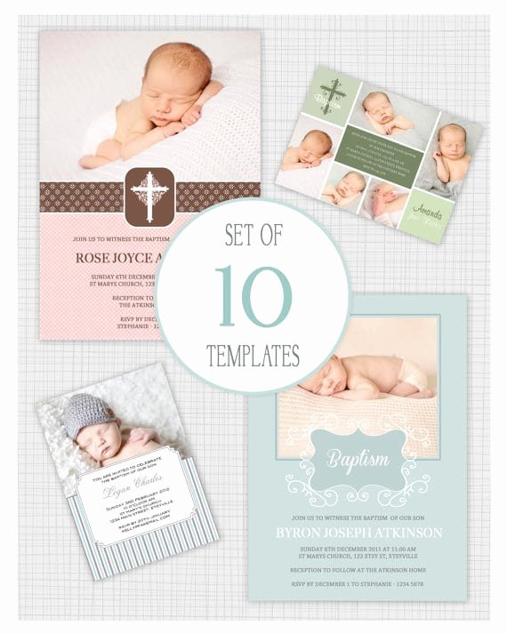 Free Baptism Invitation Templates Unique Christening Invitation Templates Free Download