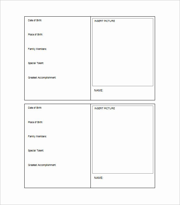 Free Baseball Card Template Download Lovely Baseball Card Template Word – Free Download