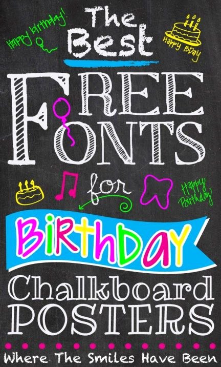 Free Birthday Chalkboard Template Elegant 25 Best Ideas About Birthday Chalkboard On Pinterest