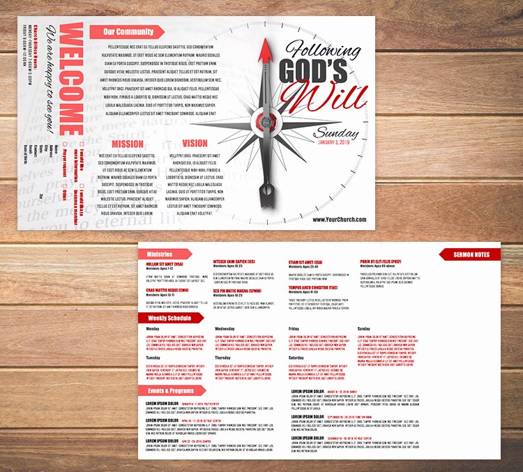 Free Bulletin Template Awesome Free Church Bulletin Templates Customize In Microsoft Word