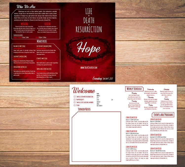 Free Bulletin Template Awesome Free Church Bulletin Templates Customize In Microsoft Word