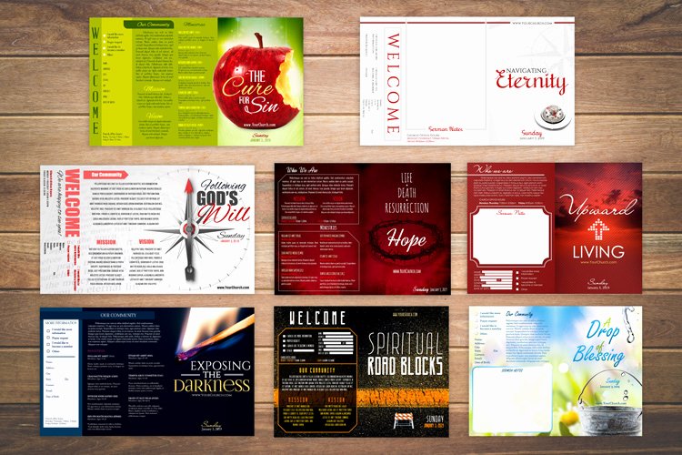 Free Bulletin Template Fresh Free Church Bulletin Templates 8 Professionally Designed