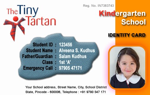 Free Child Id Card Template Luxury Id Cards Student Id Card Free Template