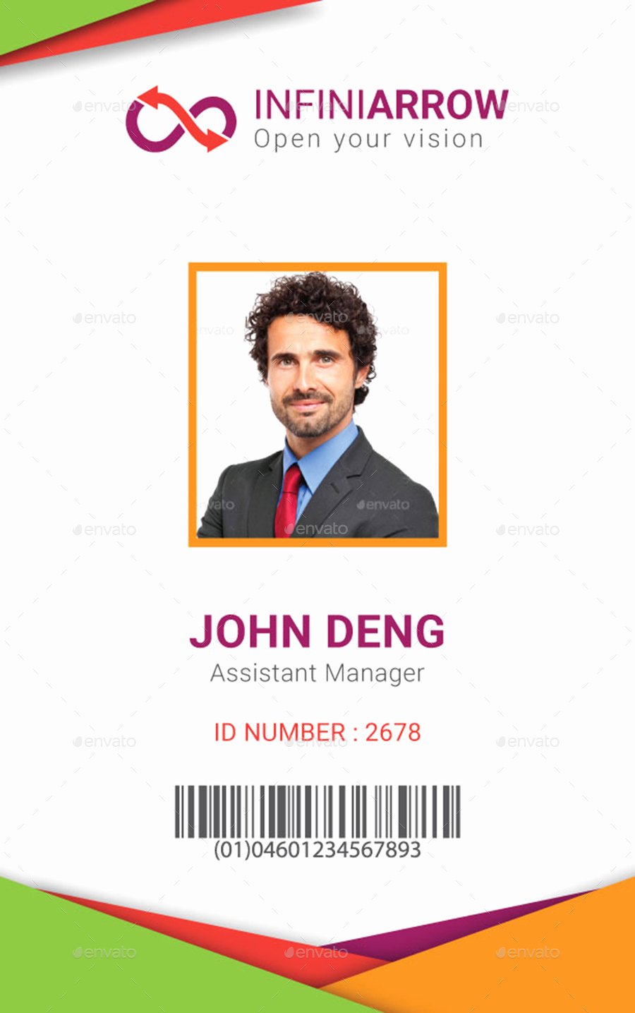 Free Child Id Card Template Unique Multipurpose Business Id Card Template by Dotnpix
