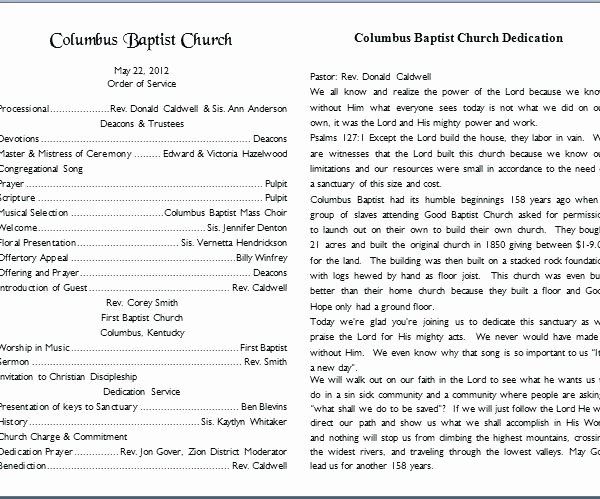 Free Church Bulletin Templates Inspirational 15 Church Bulletin Templates