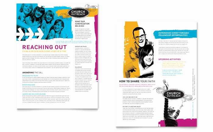 Free Church Bulletin Templates Microsoft Publisher Unique Creative Church Bulletins &amp; Christian Newsletters