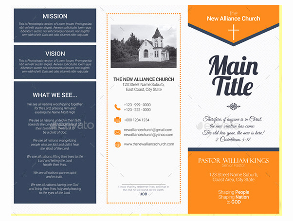 Free Church Flyer Templates Microsoft Word Awesome 10 Popular Church Brochure Templates &amp; Design – Free Psd