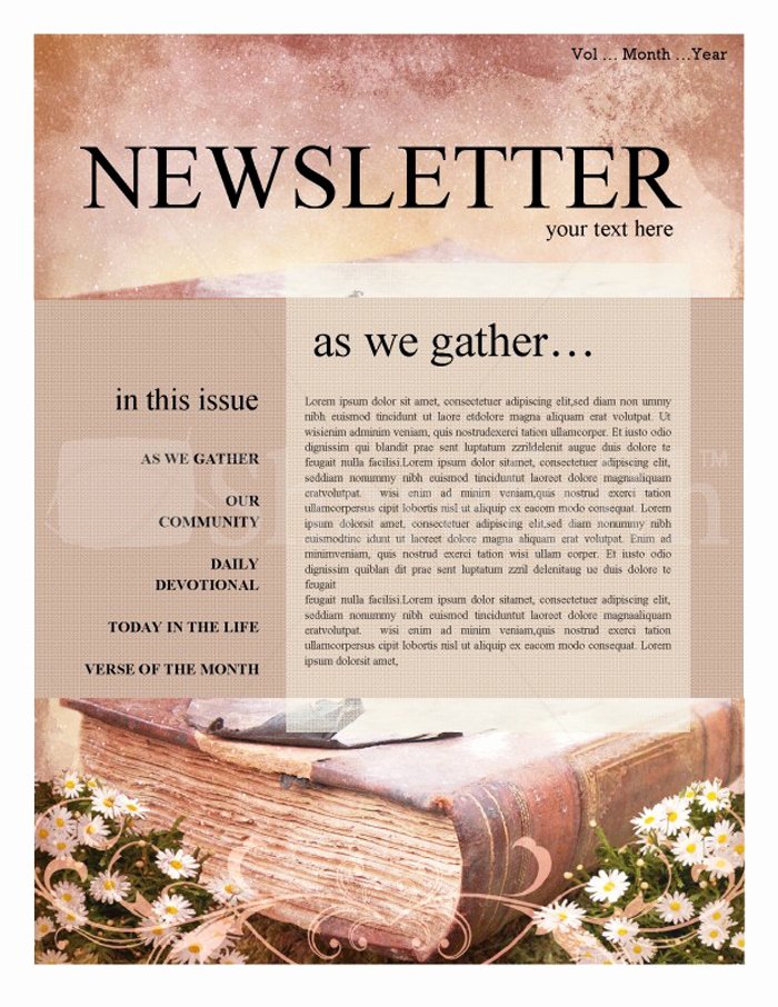 Free Church Newsletter Templates for Microsoft Publisher Elegant 15 Free Church Newsletter Templates Ms Word Publisher