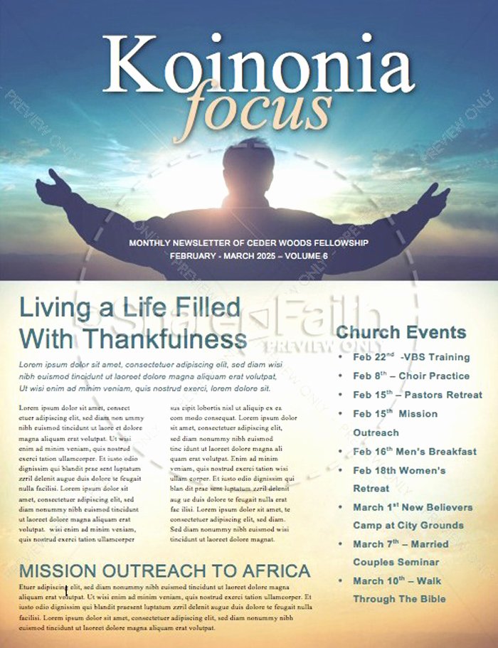 Free Church Newsletter Templates for Microsoft Publisher Unique 15 Free Church Newsletter Templates Ms Word Publisher