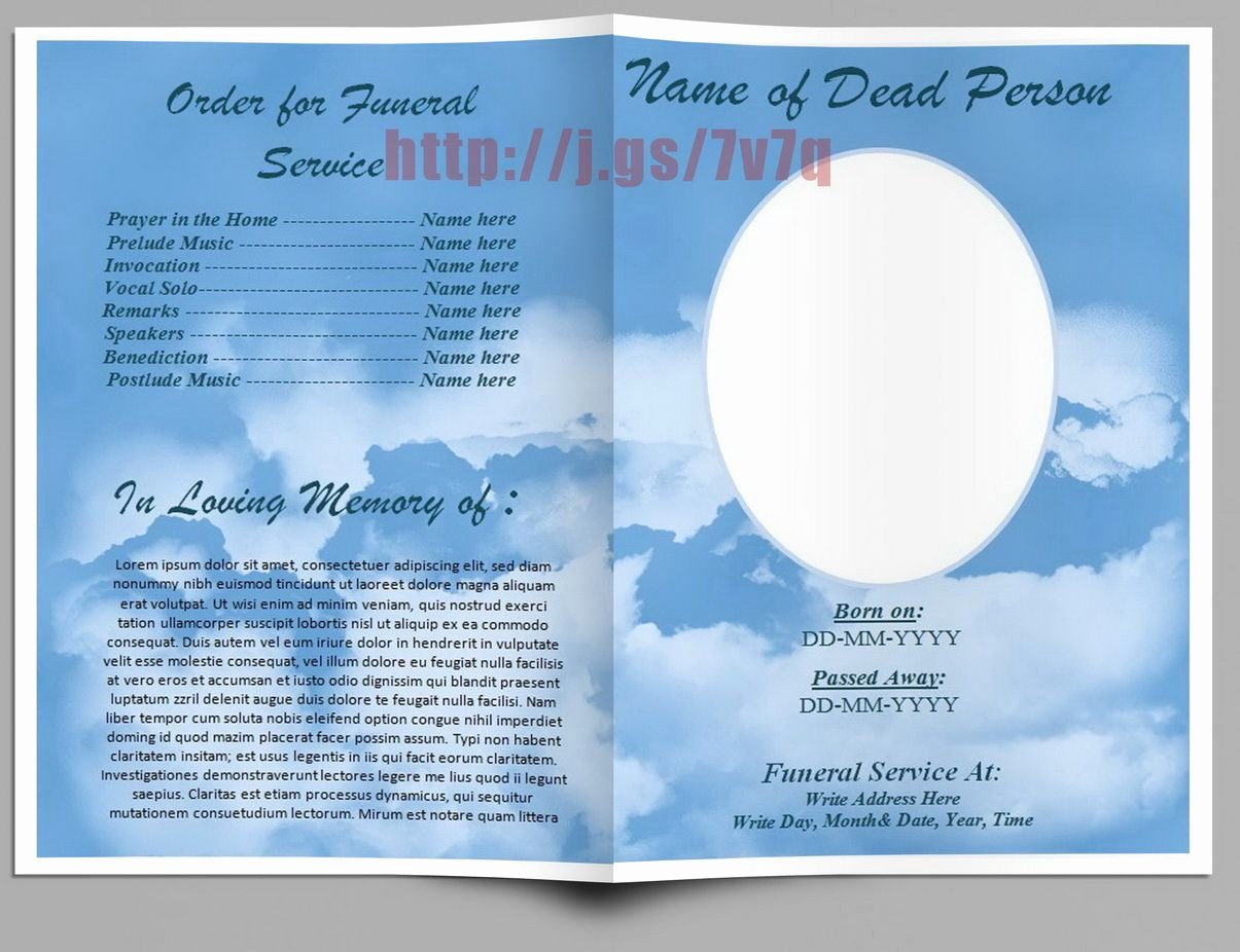 Free Church Program Template Microsoft Word Elegant Pin by Robert Della Spina On Funeral