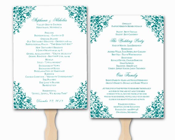 Free Church Program Template Word Awesome Wedding Program Template Word