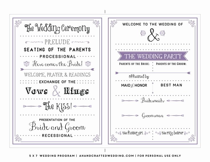 Free Church Programs Template Fresh Best 25 Wedding Program Templates Ideas On Pinterest