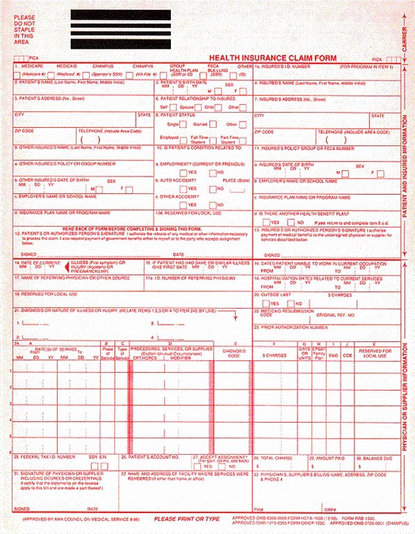 Free Cms 1500 Template for Word Best Of Medicare Claim form