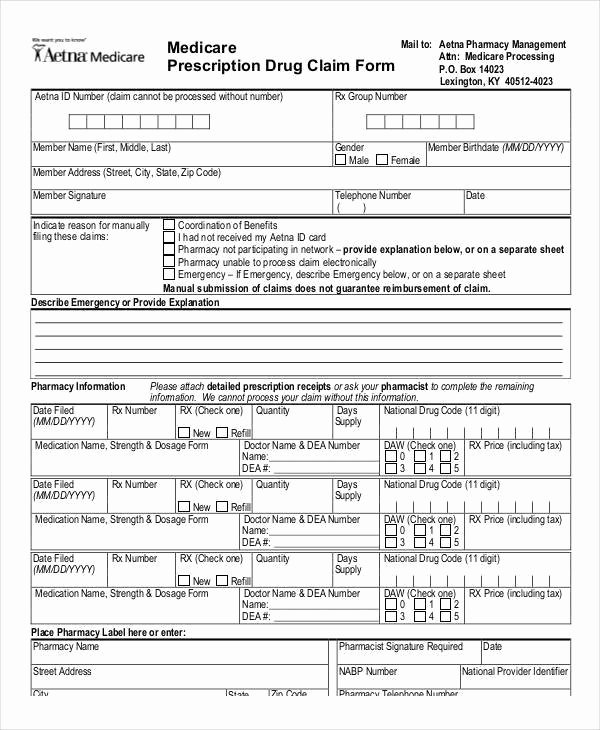 Free Cms 1500 Template for Word Inspirational Medicare Claim form