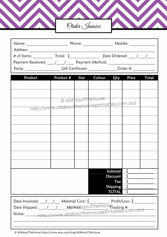 Free Craft order form Template Fresh Best 25 order form Ideas On Pinterest