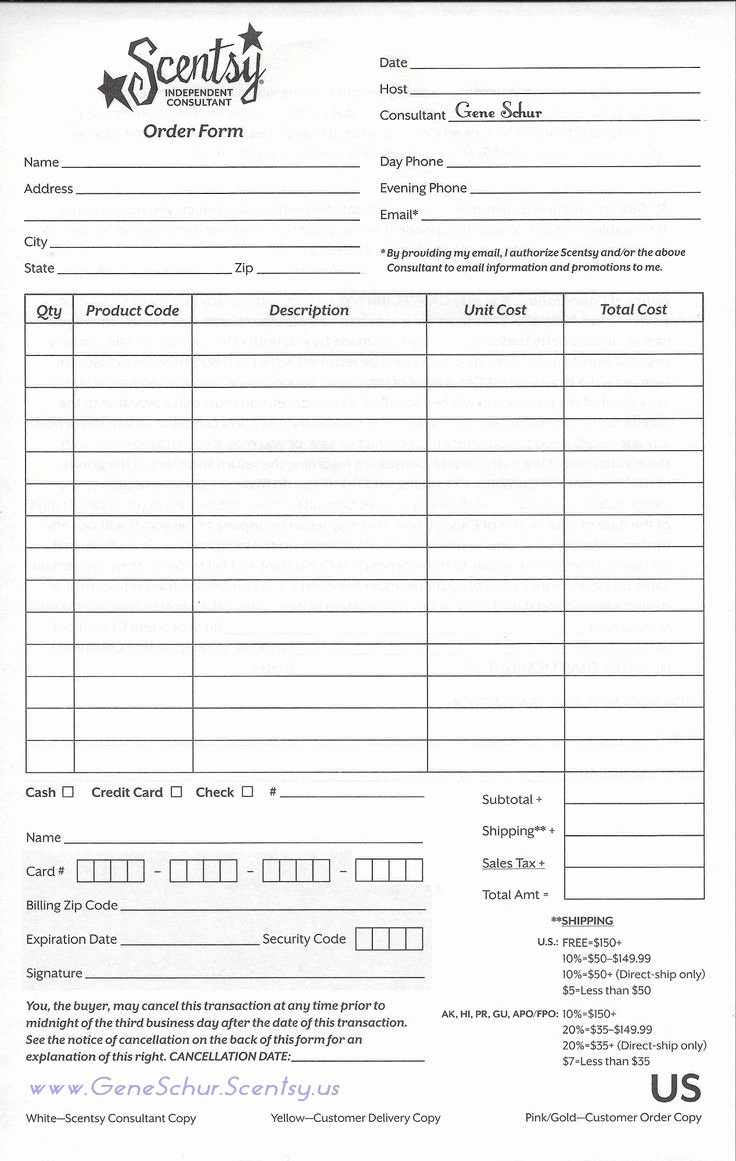 Free Craft order form Template Lovely Pin by Jessica Kelly On Scentsy