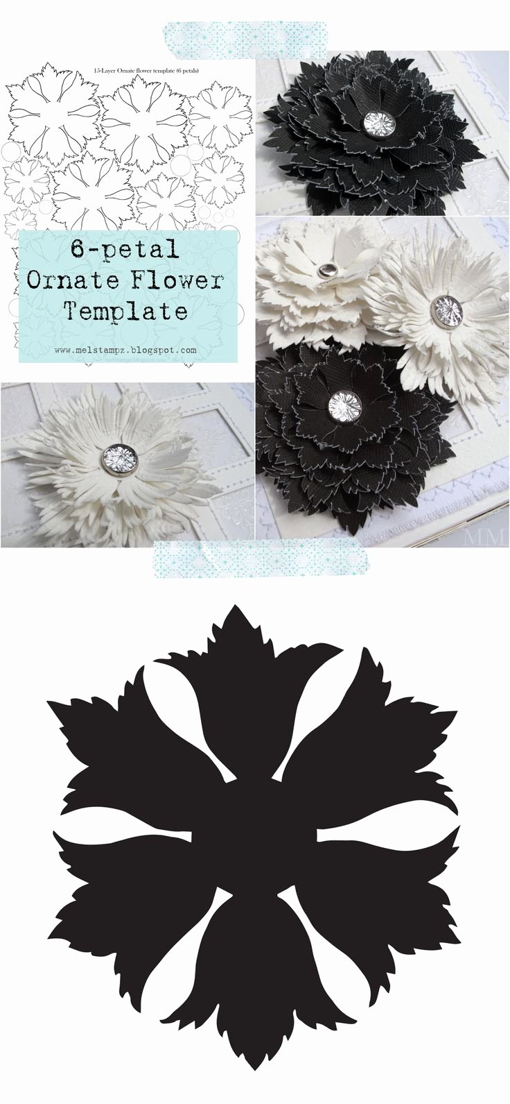 Free Cricut Paper Flower Template Elegant 140 Best Images About Diy Flower Templates On Pinterest