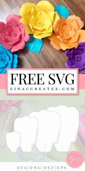 Free Cricut Paper Flower Template Inspirational Free Paper Flower Template