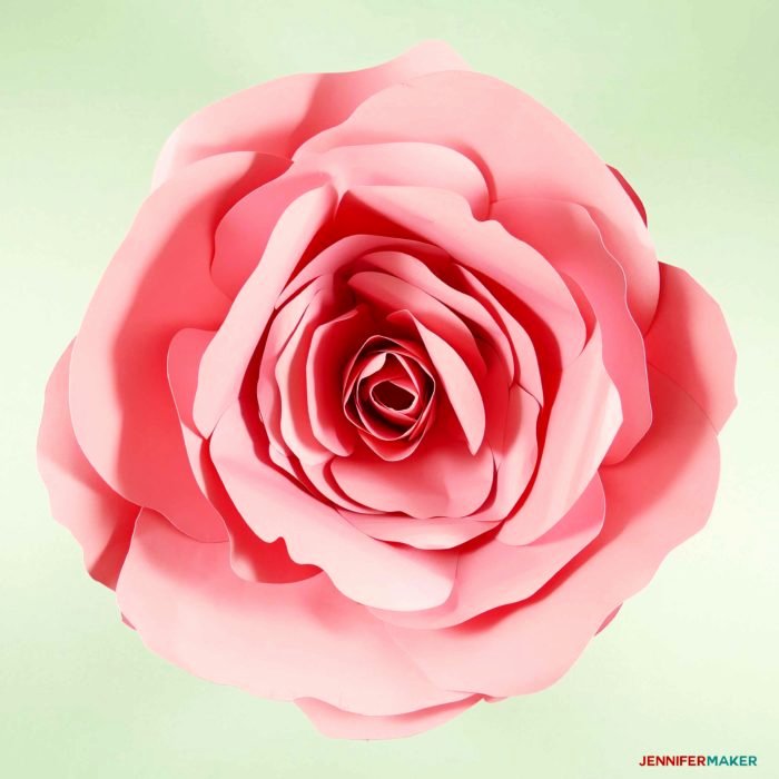 Free Cricut Paper Flower Template New Giant Flower Spellbound Rose Every Petal is Unique