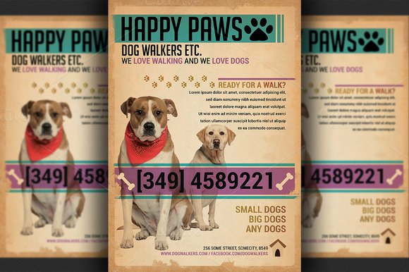 Free Dog Walking Flyer Template Unique Free Grooming Business Flyer Template Designtube