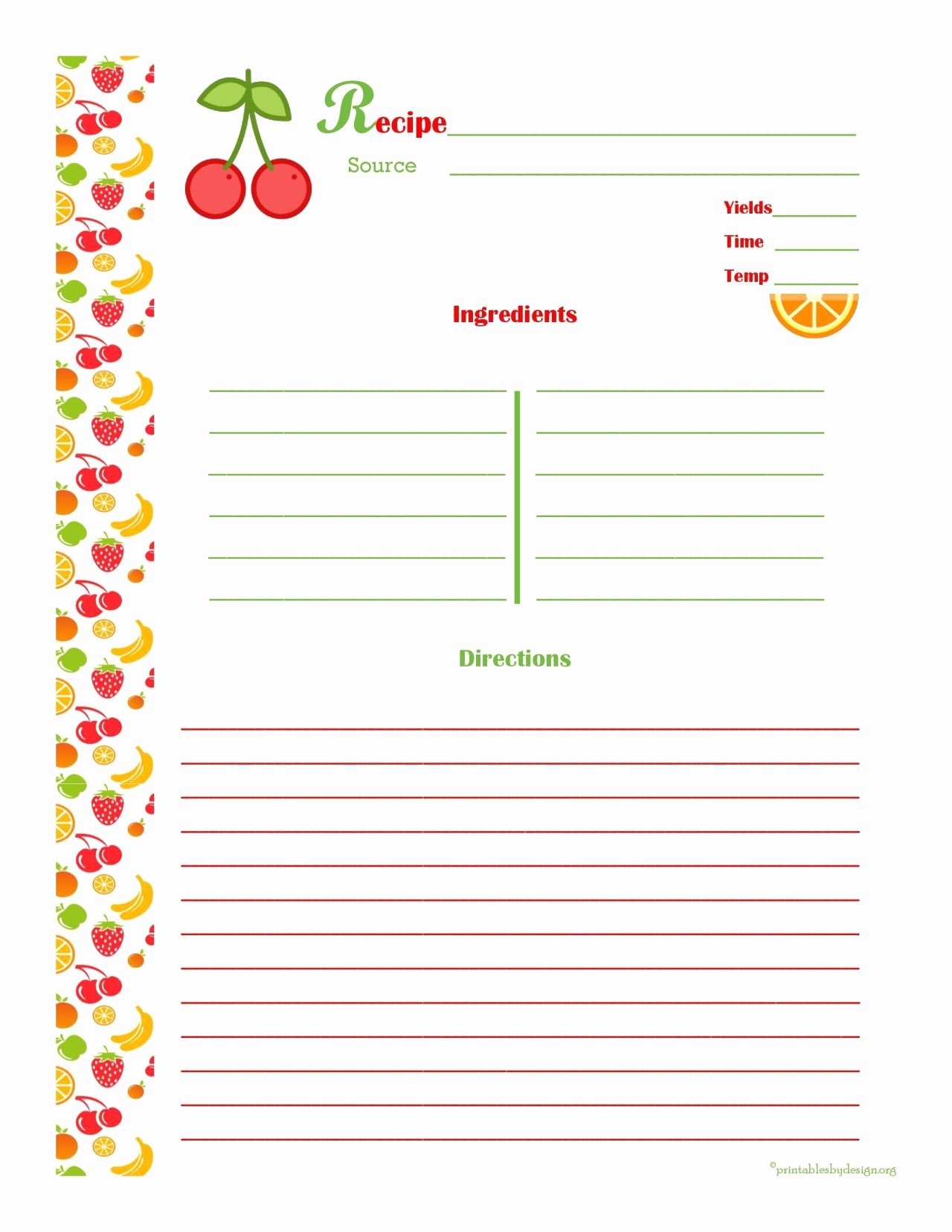 Free Editable Recipe Card Templates for Microsoft Word Fresh Free Editable Recipe Card Templates for Microsoft Word