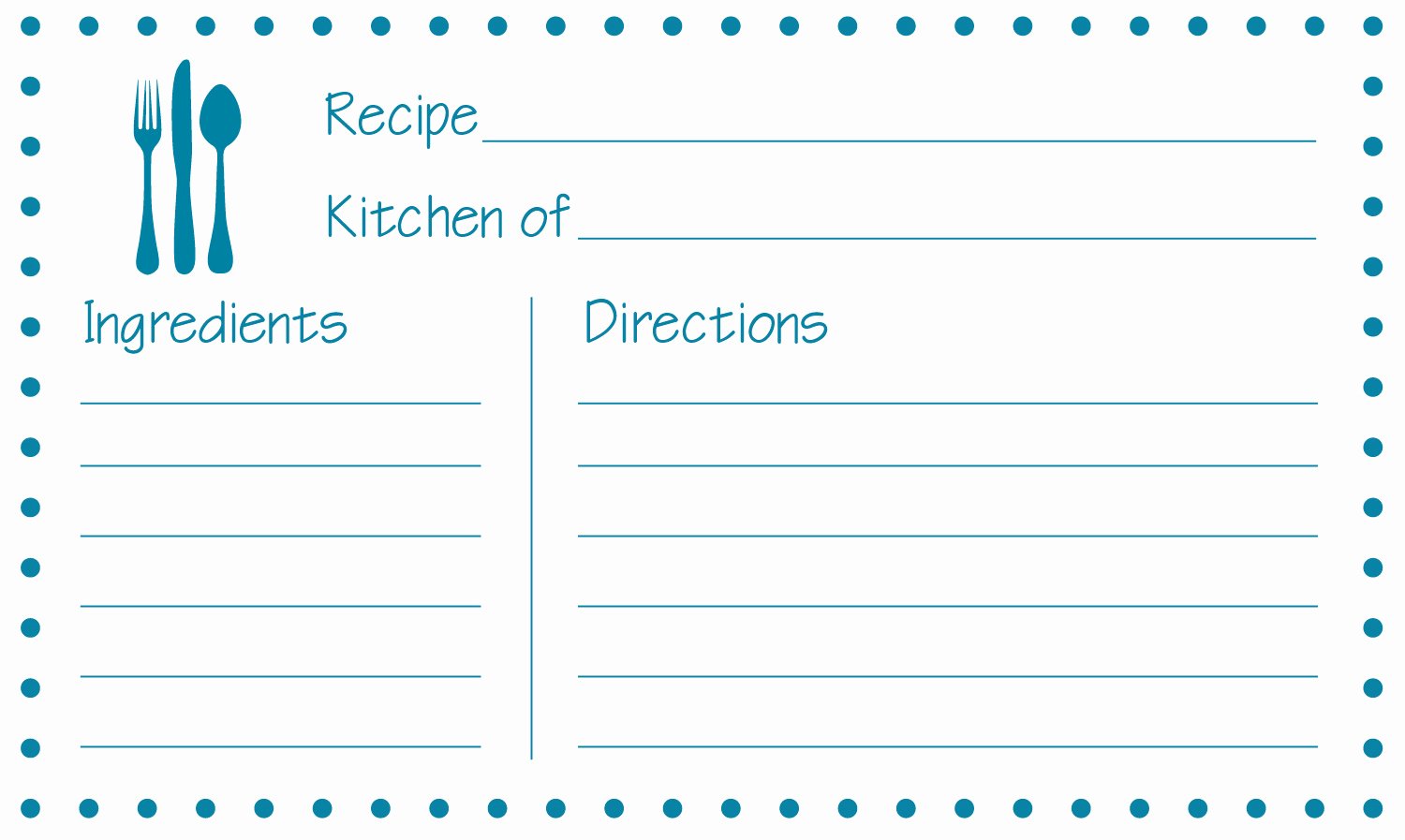 Free Editable Recipe Card Templates for Microsoft Word Luxury Free Printable Recipe Cards