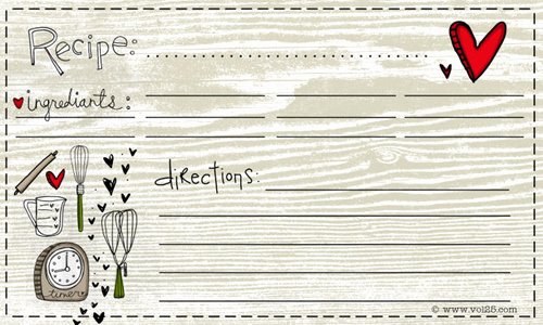 Free Editable Recipe Card Templates for Microsoft Word New 25 Free Printable Recipe Cards Home Cooking Memories