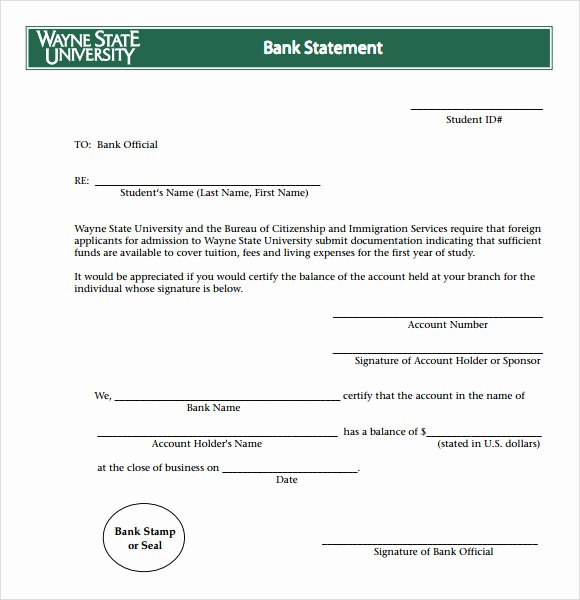 Free Fake Bank Statement Awesome Bank Statement 8 Free Samples Examples format