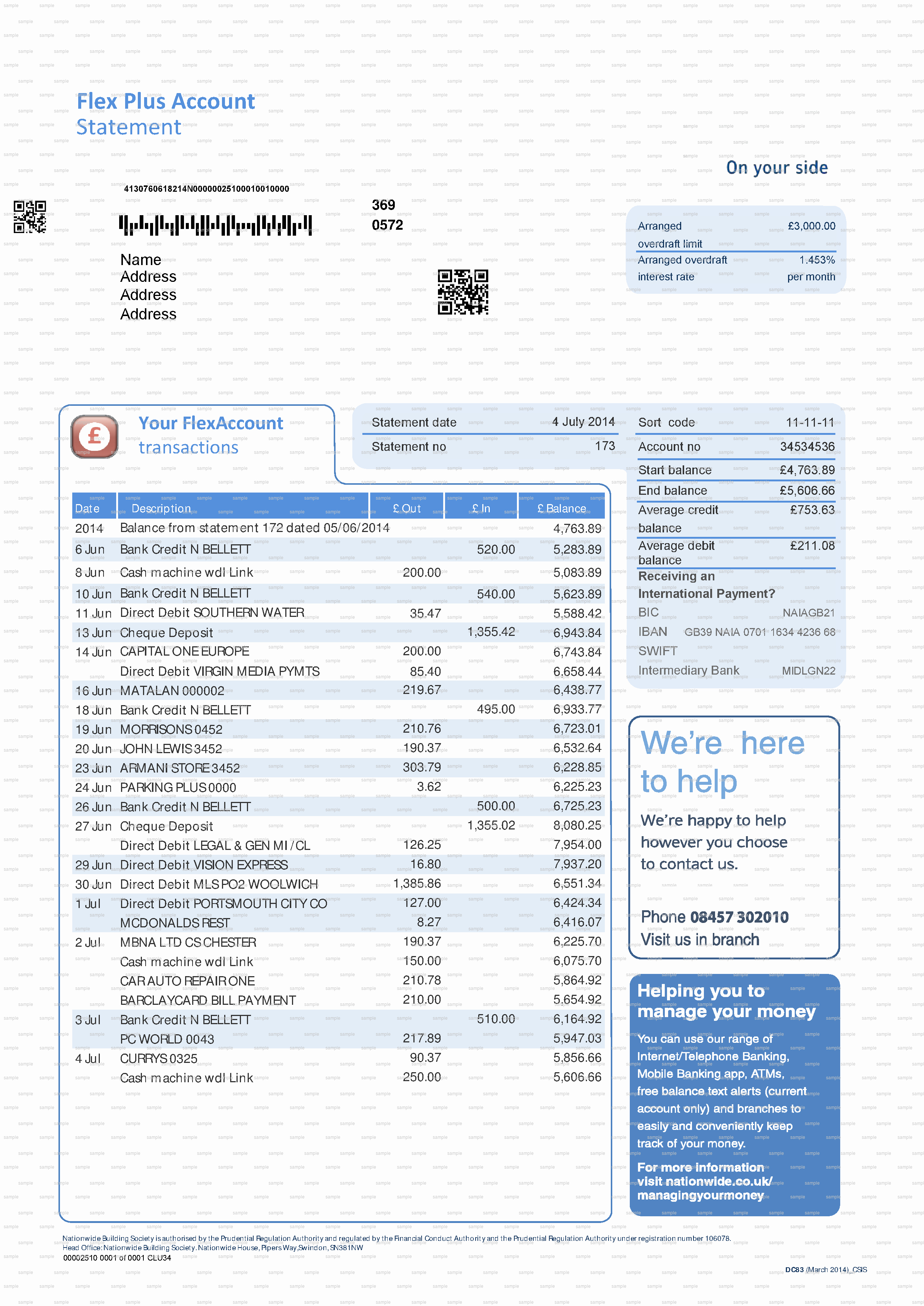 Free Fake Bank Statement Lovely Example Replacement Documents &amp; Sample Letters