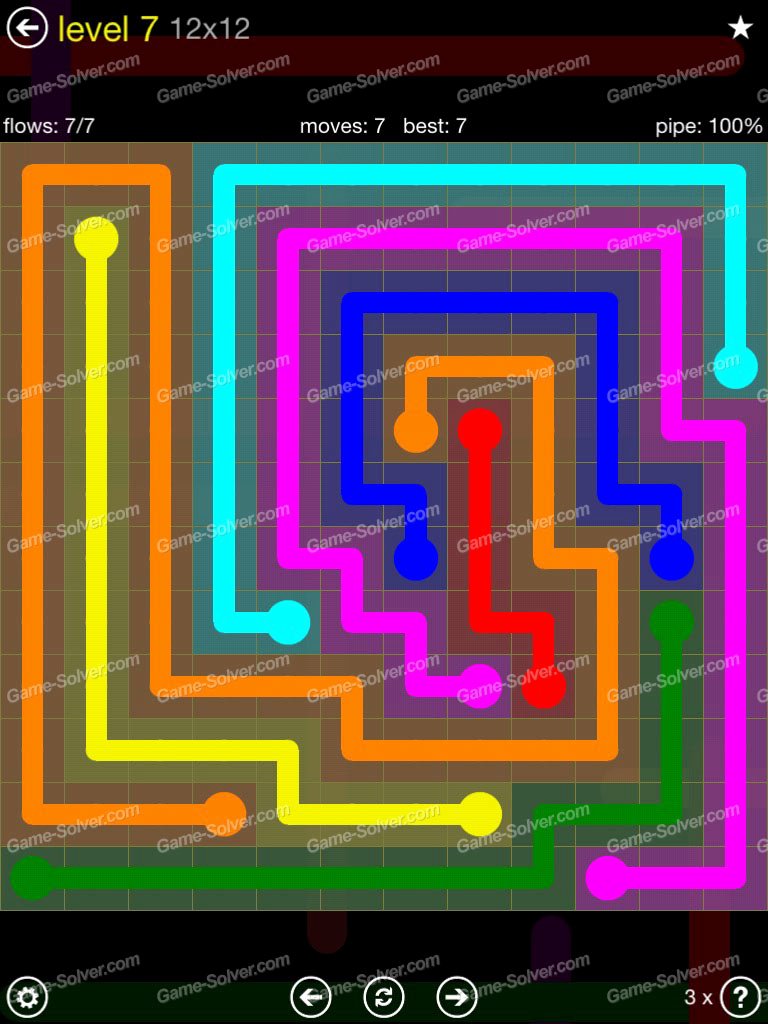 Free Flow Extreme Pack 2 12x12 Level 9 Elegant Flow Extreme Pack 2 12×12 Level 7 Game solver