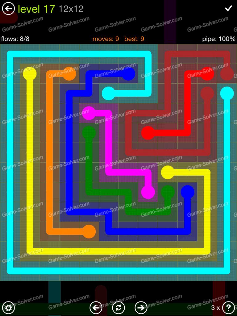 Free Flow Extreme Pack 2 12x12 Level 9 New Flow Extreme Pack 12×12 Level 17 Game solver