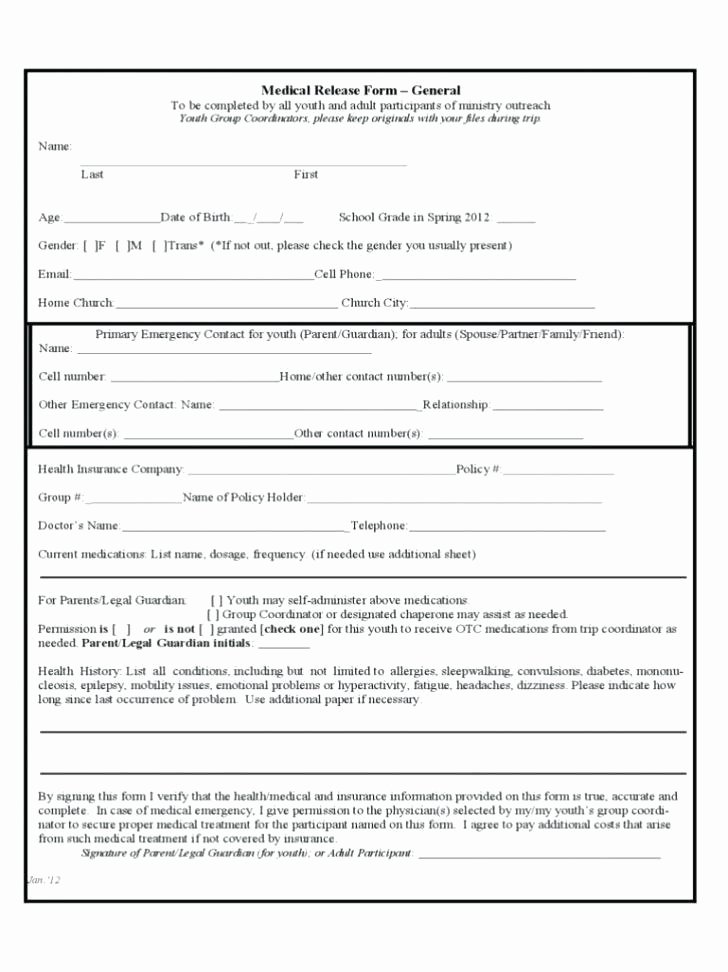 Free General Release form Template Awesome Basic Liability Waiver form