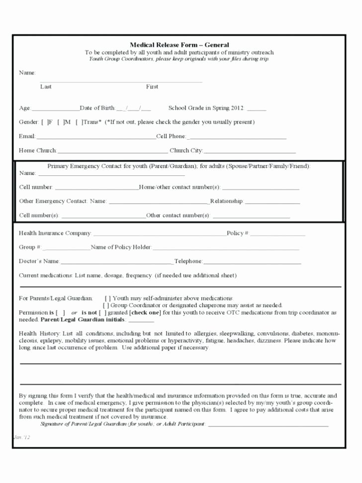 Free General Release form Template Awesome Basic Liability Waiver form