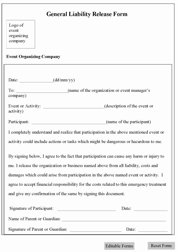 Free General Release form Template Awesome Best 25 General Liability Ideas On Pinterest