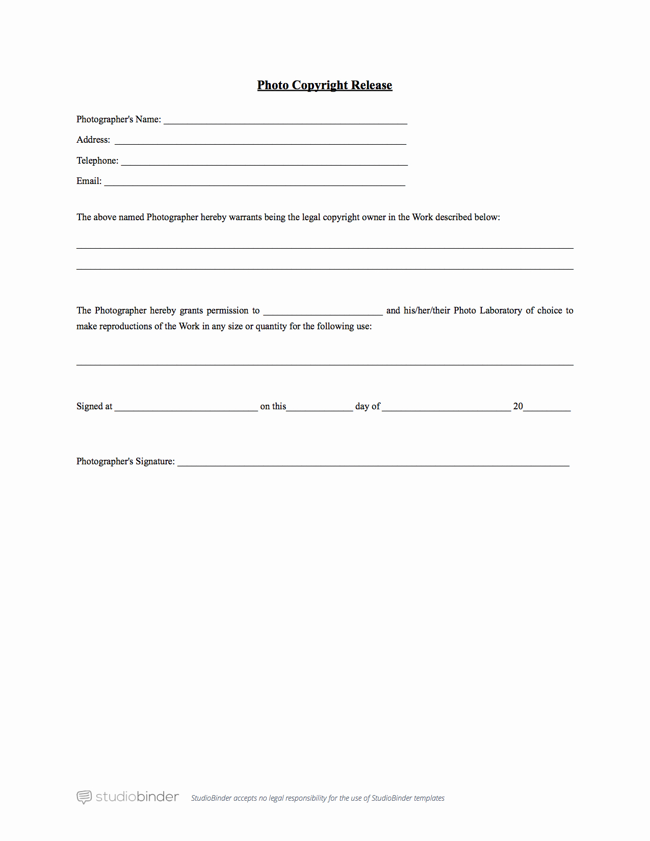 Free General Release form Template Awesome why You Should Have A Release form Template