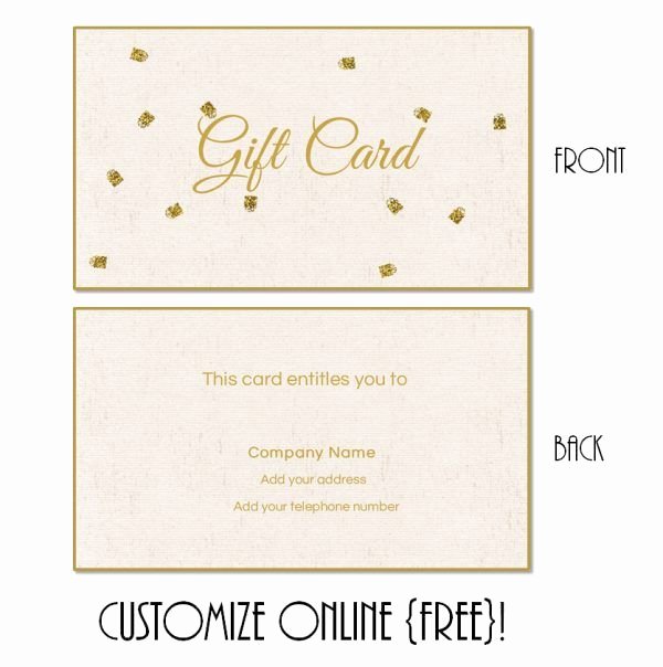 Free Gift Card Templates Fresh Free Printable T Card Templates that Can Be Customized