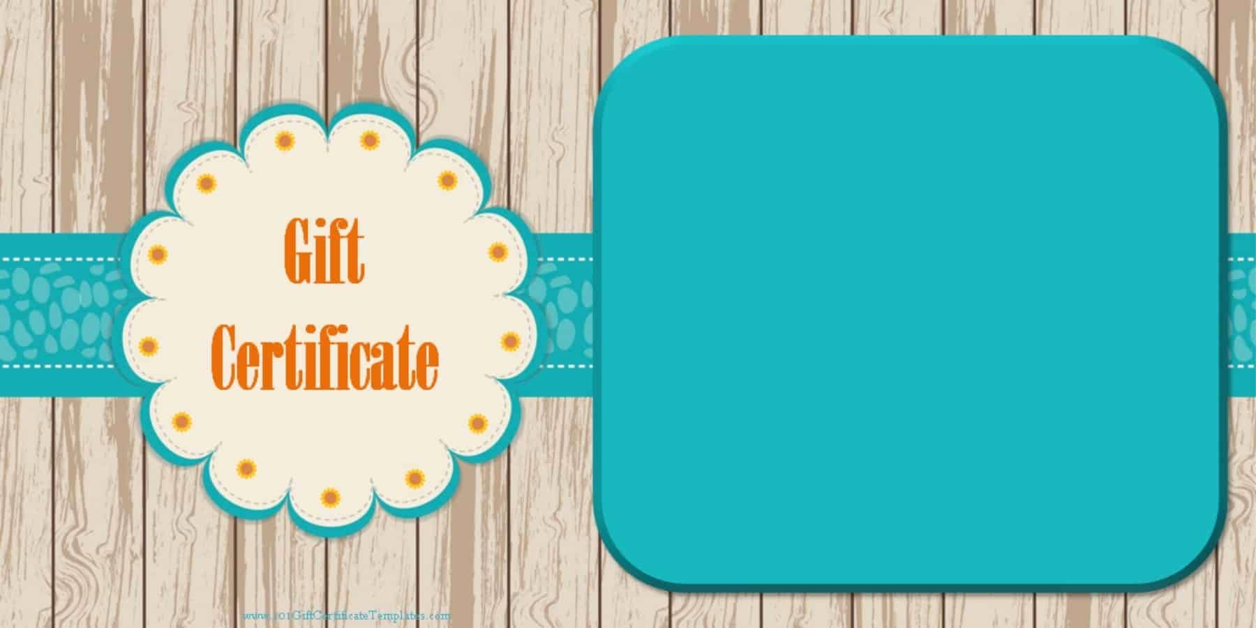 Free Gift Card Templates Inspirational Printable Gift Certificate Templates