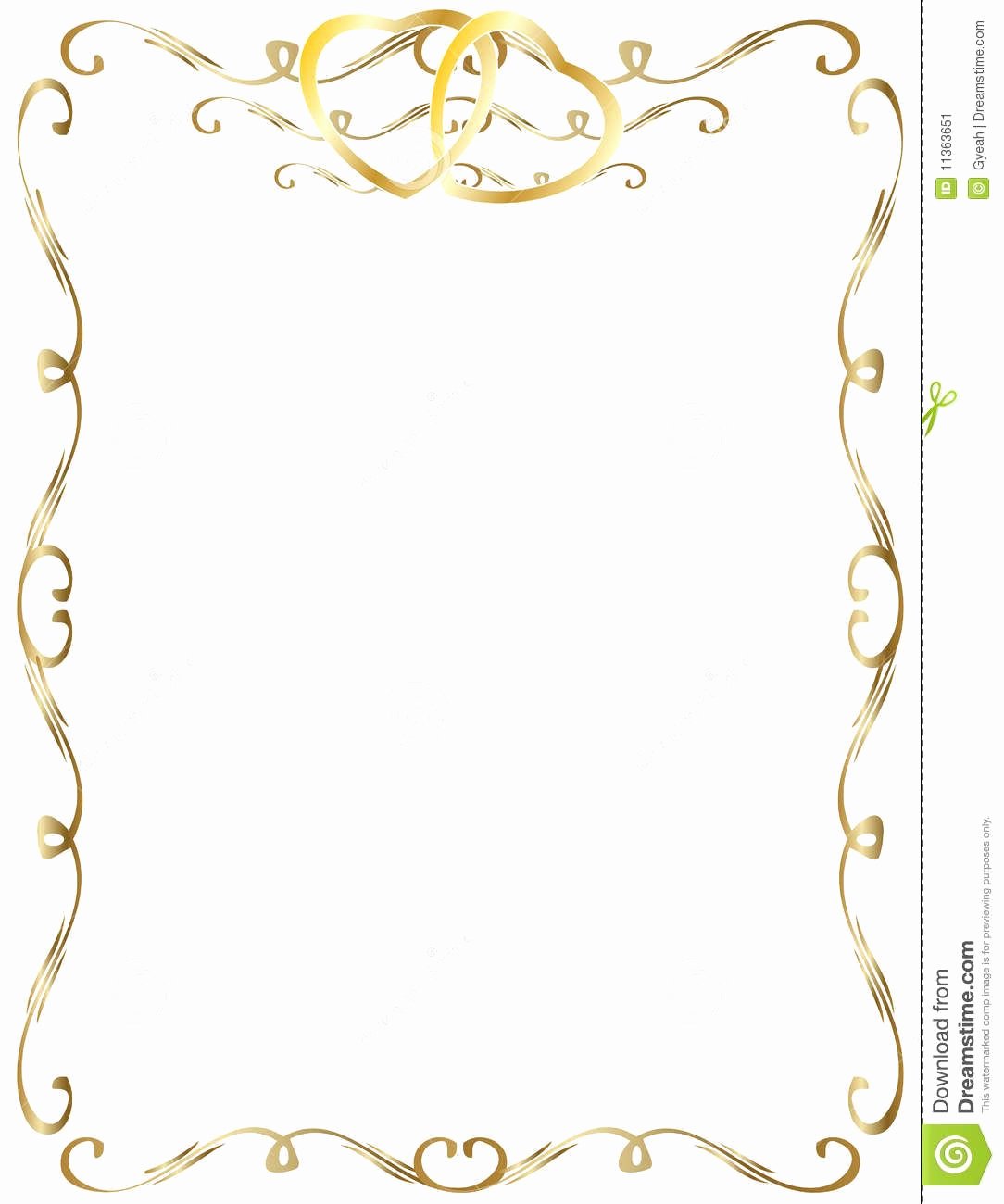 Free Gold Border Templates Awesome 50th Wedding Anniversary Clip Art Borders