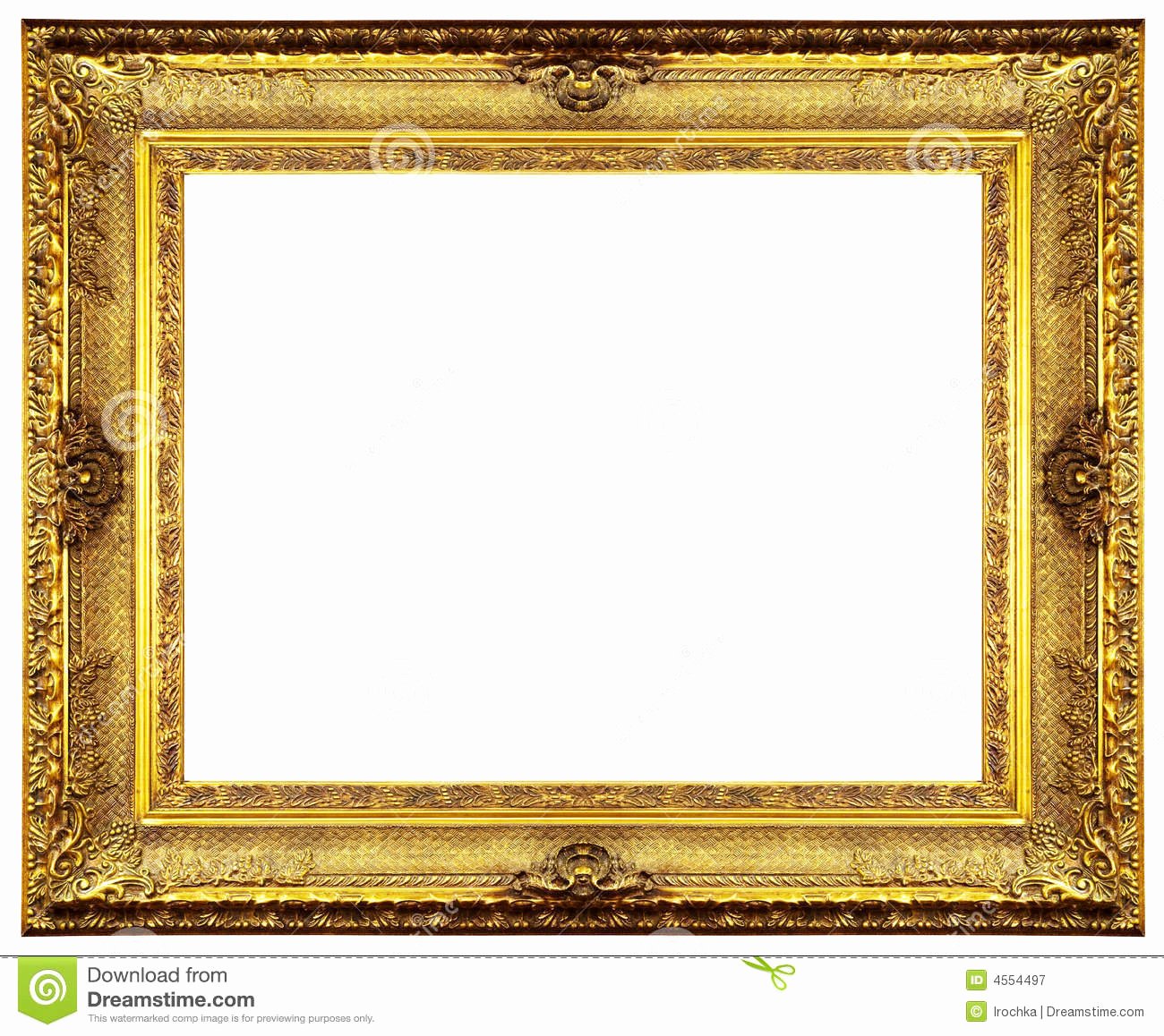 Free Gold Border Templates Elegant Golden Clipart Picture Frame Pencil and In Color Golden