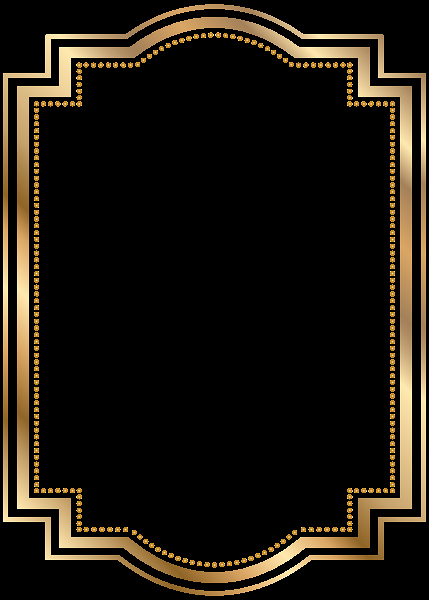 Free Gold Border Templates Lovely Border Frame Gold Transparent Clip Art