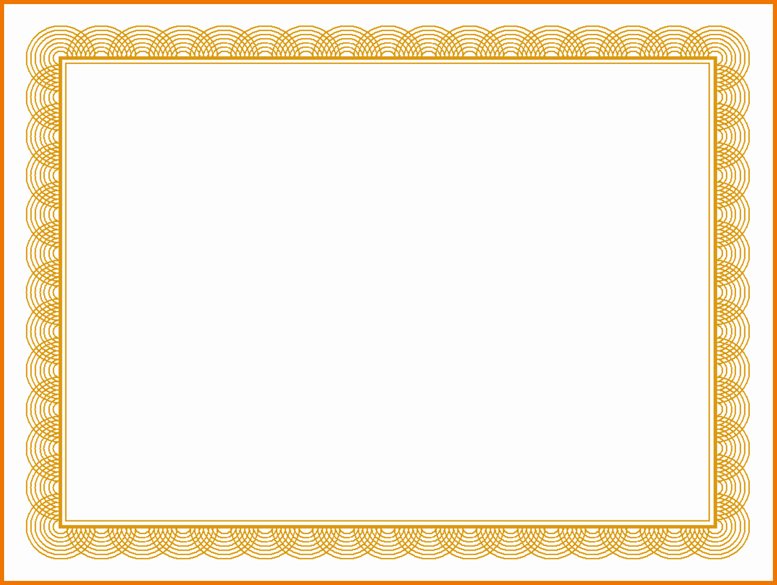 Free Gold Border Templates Lovely Gold Certificate Borders Templates Free