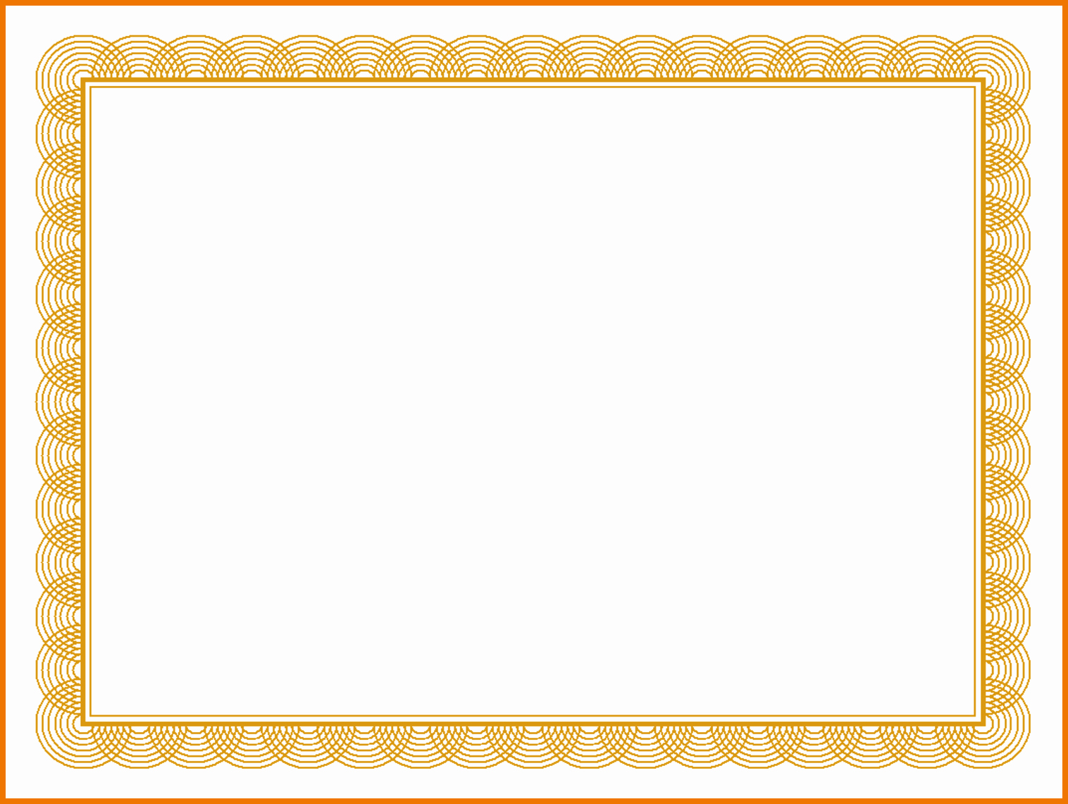 Free Gold Border Templates Lovely Gold Certificate Borders Templates Free