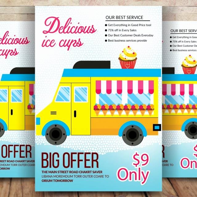 Free Ice Cream social Flyer Template Lovely Ice Cream social Flyer Template for Free Download On Tree